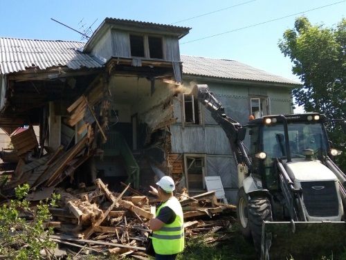 Снос и демонтаж каркасных домов