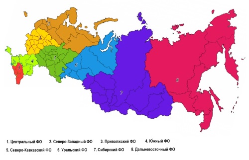 Снос и демонтаж в федеральных округах России
